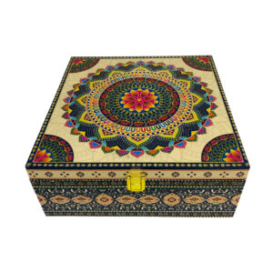4 Jar Decorative Gift Box | Premium Dry Fruit & Festive Gift Box