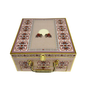 4 Jar Decorative Gift Box | Premium Dry Fruit & Festive Gift Box