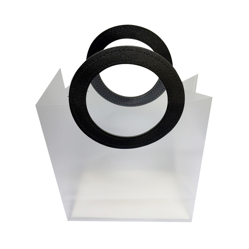 Premium PVC Hamper Bags with Round Handle – Transparent Gift Bags - Image 2